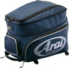 Arai Helmet Bag Blue/White Expandable with Shoulder Strap - Protective padded helmet bag fits all Arai sizes