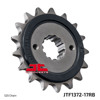 Front Steel Countershaft Sprocket w/ Rubber Damper - 17 Tooth 525