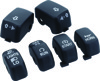 Bikers Choice Switch Cap Kit Black For 96-13 Big Twin and XL - Switch cap kit For 96-13 Big Twin & XL models