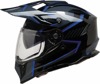 Z1R Range 2.0 Voyager Helmet 2XL Blue - Dual sport helmet with drop-down sun visor