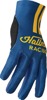 Thor Mainstay Gloves Men's XS Black/Navy/Yellow - MX gloves for off-road riding