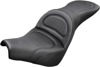 Explorer Stitched 2-Up Seat - Black - 18-20 Harley FLDE FLHC