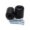 Black Bar End Sliders - For Suzuki TL, Early GSXR, & Hayabusa Black Bar End Sliders - For Suzuki TL, Early GSXR, & Hayabusa
