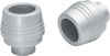 Kuryakyn Lodestar Bar End Sliders Silver Fits BMW R1200/1250 GS/ADV