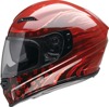 Z1R Jackal Patriot Helmet 3XL Red Gloss Unisex - Full face helmet with drop-down sun visor