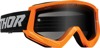 Thor Combat Sand Racer Goggles Flo Orange Smoke Lens Adult - Anti-fog sand goggles with smoke lens, adult size