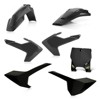 Cycra Replica Plastic Kit Black For 16-18 Husqvarna
