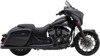 Cobra 4" Dual-Cut Neighbor Hater Slip On Exhaust Mufflers Black - Fits Indian Gen-1 Baggers