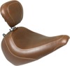 Tripper Smooth Wide Brown Solo Seat w/Backrest - For 18-21 HD FLFB Fat Boy Tripper Smooth Wide Brown Solo Seat w/Backrest - For 18-21 HD FLFB Fat Boy