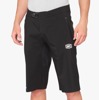 100% Men's Hydromatic Shorts Black Size 34