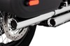18-23 Harley Davidson Softail Heritage Eliminator 300 Slip-Ons Exhaust - Chrome
