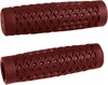ODI Vans Grips Red 7/8 Inch Classic Waffle Motorcycle Pair - Classic Vans pattern grips in red for 7/8" bars
