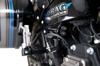 Arlen Ness Splined Footpeg Mounts Gray Fits M8 Softails