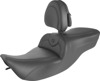 Saddlemen RoadSofa Seat Black for Harley-Davidson Touring Models - Comfort seat for Harley Touring models