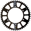 Works Triplestar Aluminum Rear Sprocket 49T - Black - For 83-20 Yam Hon