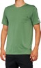 100% Men's Mission Athletic Tee Olive Size Small 100% Men's Mission Athletic Tee Olive Size Small