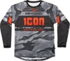 ICON Tigers Blood Jersey Men's M Camo Gray Black - Men's Medium camo gray/black jersey by ICON