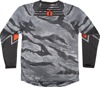 ICON Tigersblood Jersey 3XL Men's Black Camo Gray - Men's 3XL jersey with tiger stripe graphics