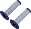 MX Dual Compound Grips 1/2 Waffle - Grey/ Blue MX Dual Compound Grips 1/2 Waffle - Grey/ Blue
