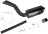 GP1 Black Stainless Steel Slip On Exhaust - For 06-07 Suzuki GSXR600 & GSXR750