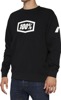 100% Men's Icon Crewneck Sweatshirt, Black, Size M