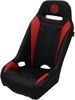 Extreme Double T Solo Seat Black/Red - For 15-18 Polaris RZR 900 /XP Turbo