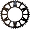 Works Triplestar Aluminum Rear Sprocket 48T - Black - For 85-20 Husq KTM Husaberg