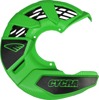 Cycra Tri-Flow Disc Cover Green For Kawasaki - Green disc cover fits Kawasaki, requires Cycra mount