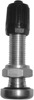 Aluminum Tire Valve Stems - Valve Stem Straight Alum 8mm