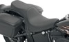 Predator Smooth Leather 2-Up Seat Black Low 1" - For 00-17 HD Softail Predator Smooth Leather 2-Up Seat Black Low 1" - For 00-17 HD Softail