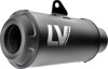 Leovince LV-10 Slip-On Muffler Matte Black For BMW M/S 1000 R/RR - Slip-on muffler for BMW M/S 1000 R/RR models