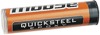 Moose Quicksteel Epoxy 2.5 oz Stick - Steel-hard epoxy putty, 15 min cure time