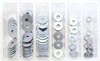 Bolt M6 Fender Washer Assortment 120 Piece Kit Silver
