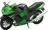 Kawasaki ZX-14 Street Bike Green 1:12 Scale by New Ray Toys Kawasaki ZX-14 Street Bike Green 1:12 Scale by New Ray Toys