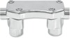 Drag Specialties Buffalo Handlebar Riser and Top Clamp Kit Chrome 1.5in Rise