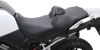 Adventure Tour Plain Vinyl 2-Up Seat Black Gel w/Backrest - V-Strom Adventure Tour Plain Vinyl 2-Up Seat Black Gel w/Backrest - V-Strom