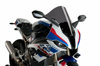 Puig R-Racer Windscreen Dark Smoke BMW S1000RR 2019-2024 - R-Racer windscreen for BMW S1000RR 2019-2024