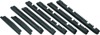 Kuryakyn ISO Passenger Board Rubber Pads Black Replacement (8 Pc)
