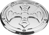 Billet Derby Cover Bad Axe Chrome - For 99-17 HD Billet Derby Cover Bad Axe Chrome - For 99-17 HD