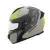THH T810S Hayate Full Face Helmet Gray/Yellow XS