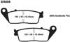 Standard Organic Brake Pads