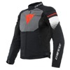Dainese Air Fast Tex Jacket Black/Gray/White Size 58 - Textile summer motorcycle jacket, Black/Gray/White, 58