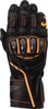RST S1 CE Glove Black/Grey/Neon Orange Large - Sport leather glove with carbon knuckle, size Large