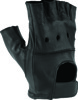 Kuryakyn Diamond Shorty Gloves Black Women's Medium - Women's shorty gloves in black, size medium