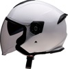 Z1R Road Maxx 2.0 Helmet Gloss White 3XL - Gloss white open face helmet, size 3XL