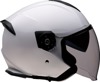 Z1R Road Maxx 2.0 Helmet Gloss White 3XL - Gloss white open face helmet, size 3XL