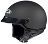 HJC CS-2N Open-Face Helmet Flat Black Large - Open-face helmet, Flat Black, Large size