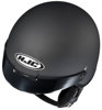 HJC CS-2N Open-Face Helmet Flat Black Small - Open-face motorcycle helmet, Flat Black, Small