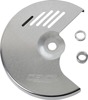 Devol Aluminum Front Disc Guard Silver For Suzuki RMZ250 RMZ450 - Front disc guard for Suzuki RMZ250 RMZ450