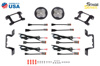 SS3 Pro Type MR Fog Light Kit Yellow SAE Pair Diode Dynamics